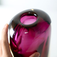 Vase d'art moderne en verre de Murano pour la décoration de la maison Décoration de mariage d'entrée de table Artisanat en cristal