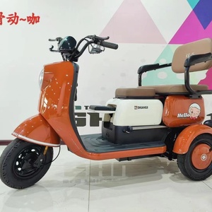 Tricycle électrique à longue portée de type ouvert fabriqué en Chine, 1000W 48V, avec trois sièges pour passagers - Product Image 2