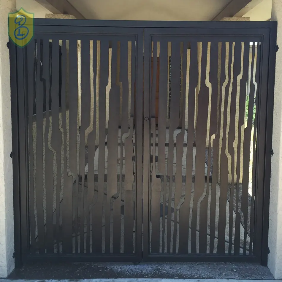Laser Cut and Wrought Iron Gate Design/ Iron Fancy Gates for house