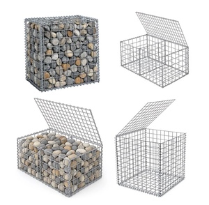 Promotion d'usine : Grillage en pierre soudé de haute qualité pour aménagement paysager et mur de soutènement, 2*1*1 mètres - Product Image 1