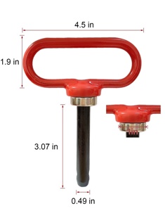 Outils et accessoires de jardinage agricoles, tondeuse à gazon à rayon de braquage nul robuste, attelage de <span class=keywords><strong>remorque</strong></span>, aimant d'attelage, <span class=keywords><strong>goupille</strong></span> d'attelage <span class=keywords><strong>pour</strong></span> ferme et jardin - Product Image 4