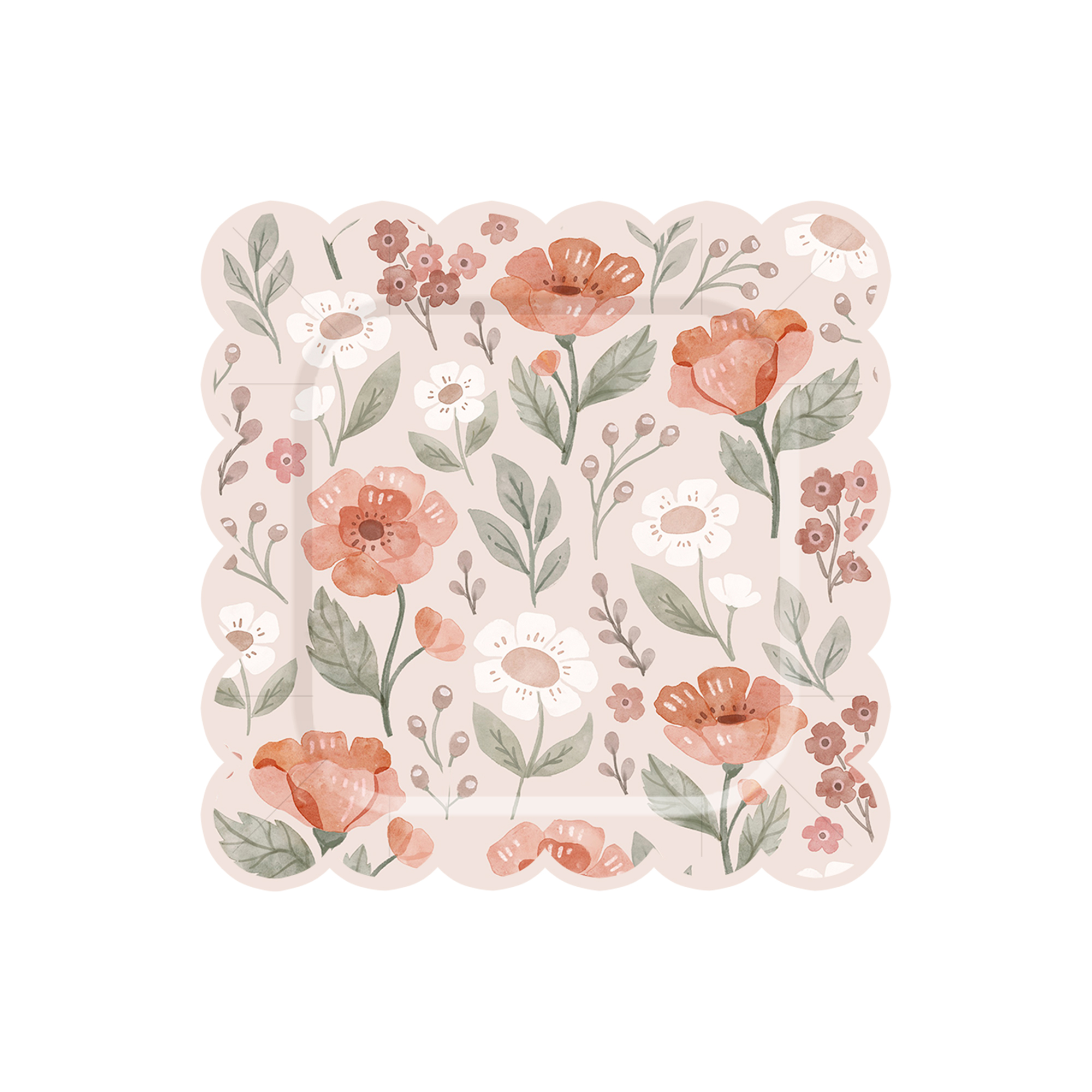 Plato de papel de 8.5 pulgadas * 8 unidades