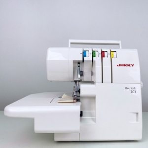 Machine à <span class=keywords><strong>coudre</strong></span> surjeteuse portable mini Jukky 703 pour usage domestique et industriel - Product Image 2