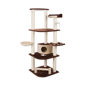 Casa di alberi di gatto semplice di qualità affidabile rena pet products - Product Image 1