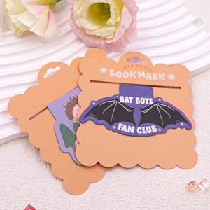 Anime Magnetic Bookmark Back Card Custom Printed logo Suction Soft Magnetic Bookmark Advertising Gift Magnet Bookmark