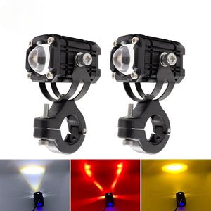 Mini Luces de Conducción para Motocicleta con Interruptor Integrado, Luces Estroboscópicas LED Externas de Alta Intensidad - Product Image 2
