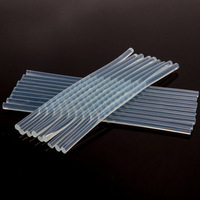 Bâton de cire à cacheter transparente et élastique en acrylique, colle thermofusible, non-déformable, pour sceau de carnet, cire à cacheter cristalline, 7 mm