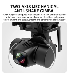 Le plus récent HOSHI <span class=keywords><strong>SG907</strong></span> <span class=keywords><strong>Pro</strong></span> Drone RC quadrirotor GPS 5G WIFI 4K HD mécanique 2 axes cardan caméra prend en charge la carte TF RC Drone - Product Image 5