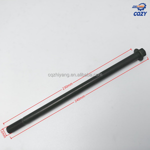 Axe de suspension avant de <span class=keywords><strong>moto</strong></span> d'usine, axe pivotant M10*185 M12*205, axe de fourche pour Ybr125/150/250, axe de roue arrière - Product Image 4