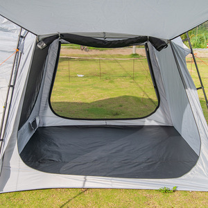 Tente de camping arrière pour voiture, 220cm x 220cm x 195cm, imperméable, double couche, polyester, pour extension de toit latéral de voiture - Product Image 2