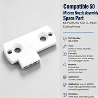 Ensemble de buses de 50 microns compatible KB-PL3112, pièce de rechange pour imprimante à jet d'encre KGK CIJ