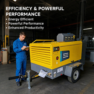 Compresseur à vis diesel XAS 400 avec moteur Cummins, pompe 400 CFM 7 bars pour <span class=keywords><strong>marteau</strong></span>-<span class=keywords><strong>piqueur</strong></span> d'exploitation minière en ciel ouvert - Product Image 2