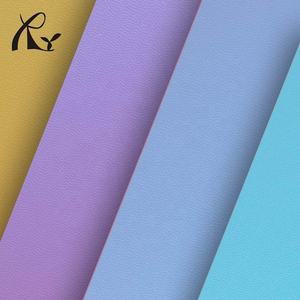 วัสดุรองเท้าไมโครไฟเบอร์กันน้ำ หนา 1.2 มม. ลายหนังแกะ  แผ่นสติกเกอร์หนัง PU สำหรับใช้กับกระเป๋า - Product Image 4