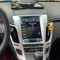 Autoradio Android 13 8 cœurs avec écran vertical 9,7 pouces, CarPlay, pour Cadillac CTS 2008-2013, GPS, navigation