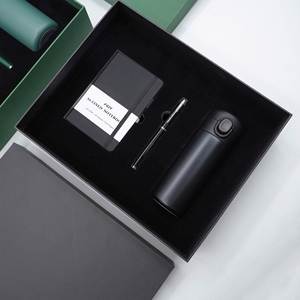 Set de Regalo Empresarial Promocional: Cuaderno de Tapa Dura de PU, Bolígrafo de Gel y Termo con Logotipo para Regalos de Bienvenida y Obsequios para Ferias Comerciales - Product Image 4