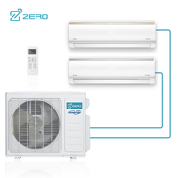 Système de climatisation multi-zones sans conduit ZERO Z-MAX 3 tonnes, climatiseur split, pompe à chaleur, climatiseur split multi-zones à inverter