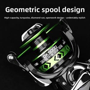 <span class=keywords><strong>DEUKIO</strong></span> DK2000-7000 รอกตกปลาความเร็วสูง อัตราทดเกียร์ 5.2:1 ลูกปืน 6 ตัว สำหรับการตีเหยื่อระยะไกล รอกโลหะทั้งหมด ใช้มือขวา - Product Image 3