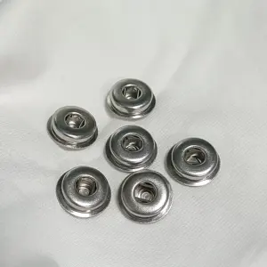 HLD button Wholesale brass Electronic button electrode buckle medical button