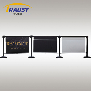 Traust pubblicità rullo insegne striscione retrattile cintura barriera coda linea barriera rullo basamento barriera palo <span class=keywords><strong>Stanchion</strong></span> - Product Image 3