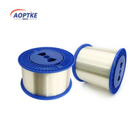 AOPTKE G657A2 G652D G657A1 Núcleo de fibra óptica 50km Cable de caída de interior desnudo Transparente 0,2mm 0,25mm Cable FTTH Comunicación CE