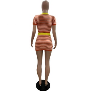 Ensemble jupe courte et pull en tricot pour filles, mode boutique en gros 2026 - Product Image 6