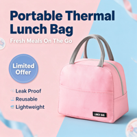 Sacs isothermes portables pour pique-nique, sacs à lunch bento pour enfants, en aluminium, imperméables, personnalisés, vente en gros