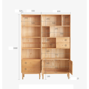 Venta Directa de Fábrica, Librería de Madera Multicapa de Diseño Multiusos, Estantería de MDF, Exhibidor de Libros KYSG004 - Product Image 2