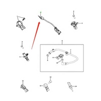 68119586AA Sensor de Temperatura del Refrigerante del Motor Nuevo para Jeep Renegade Compass 1.4L 2.4L 2015-2022 68119586 68088241AA