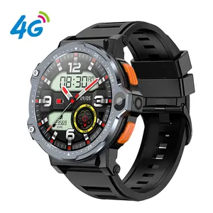 2024高品质PG999 4G 5G Lte sim卡智能手表全球定位系统双摄像头可穿戴设备数字健身手机智能男士手表