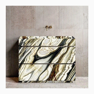 Lavabo en marbre vert personnalisé, <span class=keywords><strong>meuble</strong></span> de salle de bain en marbre <span class=keywords><strong>avec</strong></span> lavabo, vasque de salle de bain en pierre naturelle, vasque en marbre - Product Image 1