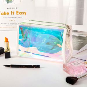 Bolsa de Maquillaje Transparente con Cierre de TPU, Bolsa para Lápiz Labial, Organizador de Artículos de Aseo, Bolsa de Cosméticos Transparente para Viaje - Product Image 5