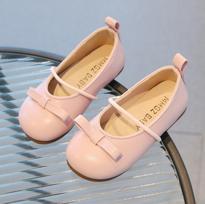 Spring New Girls Small Leather Students on <b>Shoes</b> Single <b>Shoes</b> Bow Soft Bottom Princess <b>Shoes</b> - Product Image 3