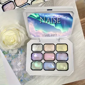 9 Colores Aurora Pearl, Nuevo Esmalte de Uñas en Gel Popular, Esmalte de Uñas Semipermanente, Arte de Uñas en Gel UV LED, Regalo para Salón de Uñas D - Product Image 3