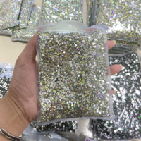 XULIN Usine Vente en Gros SS3-SS50 Verre Pierre Dos Plat Non Hot Fix Cristal AB Strass pour Femme Bikini