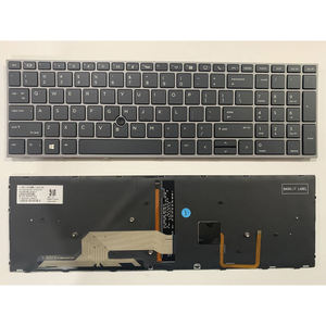 Teclado en Español para <span class=keywords><strong>HP</strong></span> <span class=keywords><strong>ZBOOK</strong></span> 15 <span class=keywords><strong>G5</strong></span> 15 G6 <span class=keywords><strong>17</strong></span> <span class=keywords><strong>G5</strong></span> <span class=keywords><strong>17</strong></span> G6 - Product Image 1