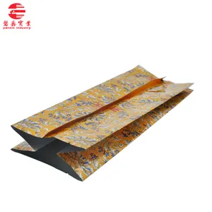Customized Printed Pattern Recyclable Polyester Film With Easy To Tear Mouth High Quality Tea Packaging Bag