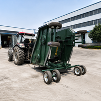 Zhidong Tondeuse à disques pliable professionnelle de 6 m pour tracteur, coupe-herbe moderne en acier spécial anti-oiseaux pour aéroport