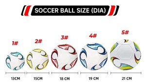 Ballon de football professionnel de haute qualité avec logo personnalisé, <span class=keywords><strong>32</strong></span> panneaux, haute rétention d'air, matériau PU/PVC, vessie en caoutchouc, taille officielle - Product Image 3