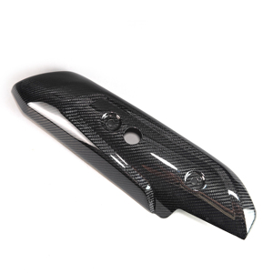 Carbonart Nouveau Scut de Protection Thermique pour Pot d'Échappement Moto en Fibre de Carbone Véritable 3K pour Yamaha <span class=keywords><strong>TMAX</strong></span> 560 Tech Max - Product Image 1