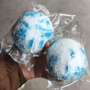 แปรงขัดล้างจานแบบแขวนพร้อมผ้าเช็ดมือใย PP สำหรับทำความสะอาดห้องครัวและห้องน้ำ รับผลิตแบบ OEM/ODM - Product Image 3