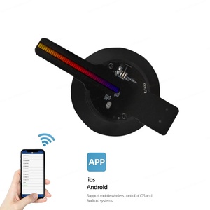 MissYou High Tech 11cm Include Remote <b>Bluetooth</b> Advertising Display Hologram <b>Projector</b> 3D Hologram Fan for Exhibition Christmas - Product Image 3