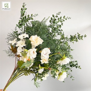 All'ingrosso felce artificiale verde foglie di eucalipto piante verdi di plastica foglia turca per la decorazione domestica dell'hotel della festa nuziale - Product Image 1