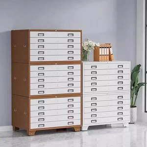 Archivador de Mapas Moderno de Acero con 5 Cajones, Asa Lateral de Color Personalizado, Duradero y Ahorra Espacio, para Uso en el Hogar, Oficina y Escuela - Product Image 3