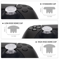EXtremeRate - Manettes analogiques interchangeables personnalisées pour manettes PS5 PS4 - Sticks EDGE - Stick de pouce