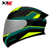 HELM XXP ICONIC SQUALL NEXOM Factory Direct Modular Flip Helmet CE/ABS Desain Polos Visor Transparan Bersertifikasi DOT/ECE/CCC Semua Ukuran