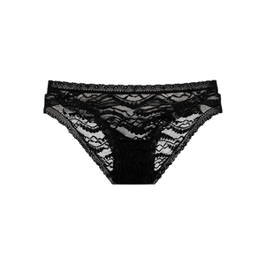 Ensemble Soutien-Gorge Sans Coutures et String Sexy Taille Basse, Lingerie en Coton Côtelé Sans Armatures pour Femmes - Product Image 1