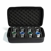 Boîte de rangement pour montres en tissu Oxford, huit unités, avec boucle métallique, étui de présentation pour montres