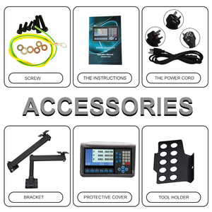 Dro escala lineal 3 ejes 2 ejes sino con <span class=keywords><strong>regla</strong></span> de rejilla óptica Ditron para torno fresado Ditron medidor de pantalla de lectura digital - Product Image 6
