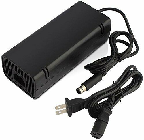 AC Power Supply Brick Charger Adapter Cable Cord for Microsoft Xbox 360 E System