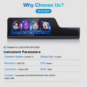 NaviHua 12.3 Inch Car Passenger Entertainment Monitor for Lexus RX 2016 2022 <b>Auto</b> Copilot Screen Multimedia Carplay New Upgrade - Product Image 6